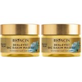 Bioxcin Besleyici Yağlar Saç Bakım Maskesi 225 ml – 9 Çiçek Yağı, Pantenol ve BioComplex B11 İçeren Yoğun Nemlendirici & Onarıcı Maske – Kuru ve Yıpranmış Saçlar İçin Besleyici Bakım (2 paketi)