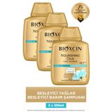 Bioxcin Besleyici Yağlar Şampuan 300 ml 3 Adet
