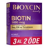 Bioxcin Biotin 5000 mcg 90 Tablet - 3 AL 2 ÖDE