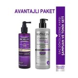 Bioxcin Caffeine & Arginine Şampuan 500 ml – Kafein Arjinin Biotin Saç Dökülmesi Karşıtı Tonik 200 Ml Avantajlı Set