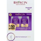 Bioxcin Collagen & Biotin Hacim Şampuanı 2x300ml + 100ml Yüz Yıkama Jeli Hediye Seti