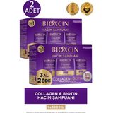 Bioxcin Collagen & Biotin Hacim Şampuanı 300 ml Hacim Verici Parfümsüz Kadın Kullanımı İçin 3 Al 2 Öde 2 Adet