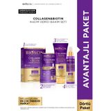 Bioxcin Collagen & Biotin Hacim Şampuanı + Saç Serumu + Saç Bakım Kremi + Sıvı Saç Kremi