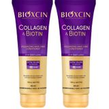 Bioxcin Collagen & Biotin Hacim Veren Saç Bakım Kremi 250 ml – İnce Telli ve Hacimsiz Saçlar İçin Dolgunlaştırıcı ve Nemlendirici Bakım (2 paketi)