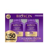 Bioxcin Collagen Biotin Saç Dökülmesine Karşı 2x300 ml Şampuan Seti