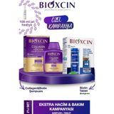 Bioxcin Collagen & Biotin Şampuanı 300ml, Biotin Tablet, Yüz Temizleme Jeli 100ml Kofre Set