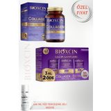 Bioxcin Collagen ve Biotin 3x300 ml Hacim Şampuanı (&) Collagen 30 Tablet + 100ml yüz temizleme jeli HEDİYE