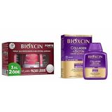 Bioxcin Forte 3 Al 2 Öde Saç Dökülmesine Karşı Bitkisel Şampuan (3 x 300 ml) xBioxcin Collagen & Biotin Ekstra Hacim & Dolgunlaştırıcı Şampuan 300 Ml - Ince Telli Ve Hassas Saçlar