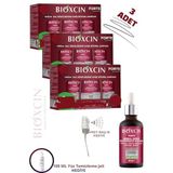 Bioxcin Forte Saç Dökülmesine Karşı Bakım Şampuanı, 3 Kutu + 50 ml Serum + 100 ml Jel Hediye