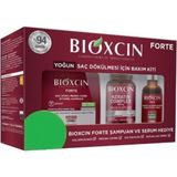 Bioxcin Forte Yoğun Bakım Kiti Dökülme Karşıtı Parabensiz Şampuan ve Serum 300 ml Tüm Saçlar İçin