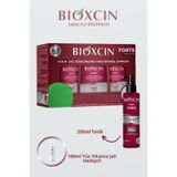 Bioxcin Forte Yoğun Saç Dökülmesi Karşıtı Şampuan ve Tonik İkilisi (3x300ml - 200ml) + Yüz Temizleme Jeli Hediye