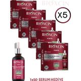 Bioxcin Forte Yoğun Saç Dökülmesine Karşı Bitkisel Serum 3x50ml ( 5 ADET ) + ( 1 ADET 50 ML SERUM )