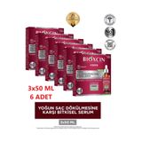 Bioxcin Forte Yoğun Saç Dökülmesine Karşı Bitkisel Serum 3x50ml - 6 KUTU