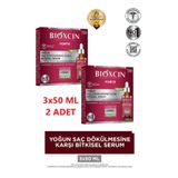 Bioxcin Forte Yoğun Saç Dökülmesine Karşı Bitkisel Serum 3x50ml - Saç Serumu 2 KUTU