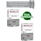 Bioxcin Genesis 2x300 ml Dökülen Saç ve Yağlı Saçlar için Şampuan
