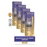 Bioxcin Kaş Kirpik Serumu - Kolajen Hyaluronik Asit Hint Yağı Keratin Peptidleri 4 adet