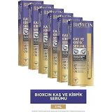 Bioxcin Kaş Kirpik Serumu - Kolajen Hyaluronik Asit Hint Yağı Keratin Peptidleri 6 adet