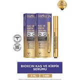 Bioxcin Kaş ve Kirpik Serumu 3 ml x 2 Adet Besleyici Formül ile Hızlı Etki Sağlar - Altın
