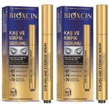 Bioxcin Kaş ve Kirpik Serumu – BioComplex B11, Hyaluronik Asit, Hint Yağı ve Peptit İçerikli – Gürleştirici ve Uzatıcı Etki – 10 ml (2 paketi)