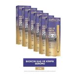 Bioxcin Kaş ve Kirpik Serumu, Kolajen, Hyaluronik Asit, Hint Yağı, Keratin Peptidleri, 6 Adet