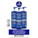 Bioxcin Kepek ve Saç Dökülmesi Için Şampuan 500 ml 3 Adet