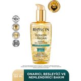 Bioxcin Keratin Argan Besleyici Onarıcı Saç Bakım Yağı 150 ml - Yıpranmış ve Hassas Saçlar 5'li