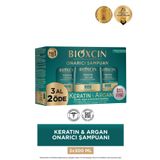 Bioxcin Keratin Argan Onarıcı Bakım Şampuanı 300 ml 3 Al 2 Öde - Yıpranmış Ve Hassas Saçlar