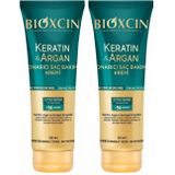 Bioxcin Keratin & Argan Onarıcı Saç Bakım Kremi – Yıpranmış ve Hasar Görmüş Saçlar İçin – 250 ml – BioComplex B11, Hidrolize Keratin ve Argan Yağlı (2 paketi)