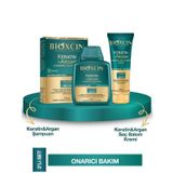 Bioxcin Keratin & Argan Onarıcı Saç Bakım Seti - 2