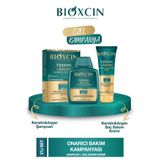 Bioxcin Keratin & Argan Onarıcı Şampuan 300 ml + Saç Bakım Kremi Seti, Parabensiz