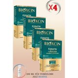Bioxcin Keratin & Argan Onarıcı Şampuan, Saç Dökülmesine Karşı, 300ml, 4 Adet + 100ml Yüz Temizleme Jeli Hediye