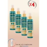 Bioxcin Keratin Argan Onarıcı Sıvı Saç Kremi 150 ml, 4 Adet + 100 ml Yüz Temizleme Jeli Hediye