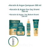 Bioxcin Keratin&Argan Onarıcı Saç Bakım Seti, dolunaytcrt-bxcnjelliset1123