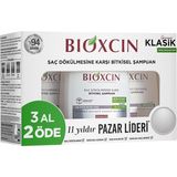 Bioxcin Klasik Yağlı Saçlar İçin Şampuan 3 x 300 ML