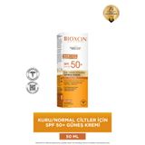 Bioxcin Kuru Ciltler İçin Güneş Kremi – Yoğun Nemlendirici SPF 50+ 50 ml