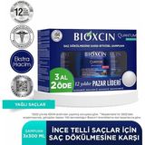 Bioxcin Quantum Şampuan 3al 2öde (Yağlı Saçlar) - Diş Beyazlatıcı Köpük Hediye
