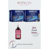 Bioxcin Quantum Serum 15x6ml 2 Adet + Forte Serum 50ml + 100ml Yüz Temizleme Jeli Üçlü Avantaj Paketi