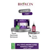 Bioxcin Sarımsak Şampuanı, Siyah Sarımsak, 3x300 ml + Forte Serum 50 ml, Saç Dökülmesine Karşı Set