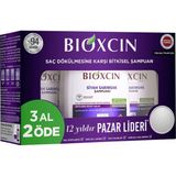 Bioxcin Siyah Sarımsak Şampuan 3 x 300 ml – Saç Dökülmesine Karşı, Biocomplex B11 ve Bitki Ekstreli