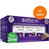 Bioxcin Siyah Sarımsak Şampuanı 3X300 ml X2 Paket Tüm Saç Tipleri Için