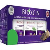 Bioxcin Siyah Sarımsak Şampuanı - Saç Dökülmesine Karşı, Canlılık ve Işıltı Veren, Sülfatsız, 3x300 ml, Bitkisel Formül, Paraben İçermez