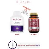 Bioxcin Siyah Sarımsaklı Şampuan Zayıflamış Güçsüz Saçlar İçin 300 ml + Keratin Complex 60Tablet +JEL HEDİYE