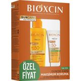 Bioxcin Spf 50 Yüz Kremi 50 ml Karma Yağlı Cilt Vücut Spreyi 200 ml - Standart