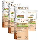 Bioxcin Sun Care Akneye Eğilimli Ciltler Için Renkli Güneş Kremi 50 Spf - Akne, Dry Touch, Mat Tinted (3 paketi)