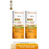 Bioxcin Sun Care Akneye Eğilimli Ciltler SPF50 2x50 ml Güneş Kremi