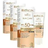 Bioxcin Sun Care Çok Yüksek Korumalı Kuru Ciltler Için Renkli Güneş Kremi Tinted Spf 50+ 50 ml (3 paketi)