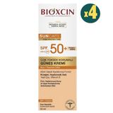 Bioxcin Sun Care Çok Yüksek Korumalı Kuru Ciltler SPF50+ 4x50 ml Renkli Güneş Kremi