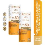 Bioxcin Sun Care Kuru ve Normal Ciltler İçin SPF50+ 2x50 ml Güneş Kremi