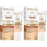 Bioxcin Sun Care Lekeye Eğilimli Ciltler İçin Çok Yüksek Korumalı Renkli Güneş Kremi 50 SPF - Leke Tinted 50 Ml (2 paketi)