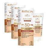 Bioxcin Sun Care Lekeye Eğilimli Ciltler İçin Çok Yüksek Korumalı Renkli Güneş Kremi 50 SPF - Leke Tinted 50 Ml (3 paketi)